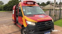 Motociclista fica ferido após queda na Av. Gramado