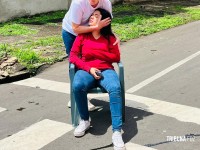 Duas pessoas ficam feridas após colisão entre Van paraguaia e moto na Vila Portes