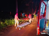 Homem é espancado, baleado e socorrido pelo Siate em estado grave no Bairro Três Lagoas