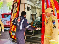 Homem é baleado no peito e socorrido em estado grave no Bairro 1º de Maio