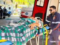 Homem é baleado no peito e socorrido em estado grave no Bairro 1º de Maio