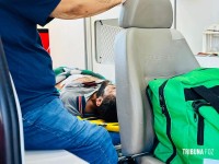 Homem é baleado no peito e socorrido em estado grave no Bairro 1º de Maio