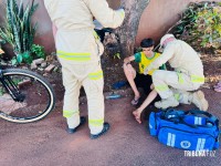 Siate socorre vitima de atropelamento no Bairro Três Lagoas