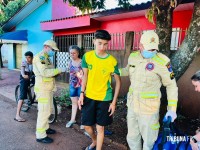 Siate socorre vitima de atropelamento no Bairro Três Lagoas