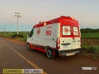 Acidente entre carro e quadriciclo mobiliza equipes do SAMU e Defesa Civil em Santa Helena