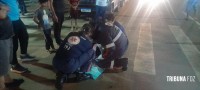 SAMU socorre ciclista que foi atropelada por um veículo na Av. Morenitas