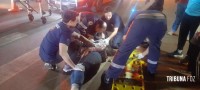 SAMU socorre ciclista que foi atropelada por um veículo na Av. Morenitas