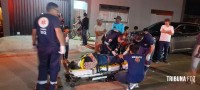 SAMU socorre ciclista que foi atropelada por um veículo na Av. Morenitas