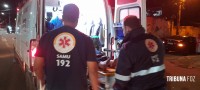 SAMU socorre ciclista que foi atropelada por um veículo na Av. Morenitas