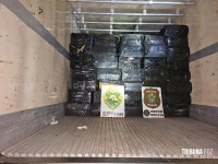 PF, PM e RF apreende 400 caixas de cigarros e 8 toneladas de carvão contrabandeados em Foz do Iguaçu