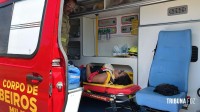 Casal fica ferido após queda de motocicleta na BR-277 em Foz do Iguaçu