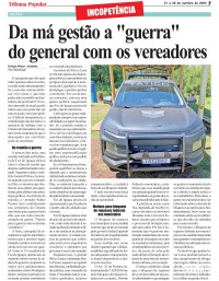 A administração que pode isolar Foz do governo federal por dois anos