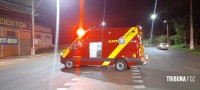 Motociclista é socorrido pelo Siate após colisão na Av. General Meira