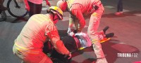 Motociclista é socorrido pelo Siate após colisão na Av. General Meira