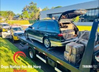 Policia Militar apreende veiculo com fardos de maconha no Jardim Jupira