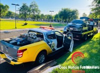 Policia Militar apreende veiculo com fardos de maconha no Jardim Jupira
