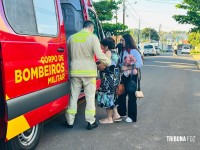 Incêndio residencial destrói duas casas no Conjunto Libra em Foz do Iguaçu 