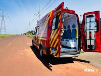 Siate socorre trabalhador que cai de quatro metros de altura