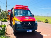 Siate socorre trabalhador que cai de quatro metros de altura