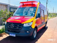 Siate socorre trabalhador que cai de quatro metros de altura