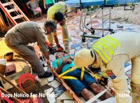 Idoso de 75 anos sofre mal súbito e cai sobre telhado enquanto fazia limpeza no Jardim Santa Rita