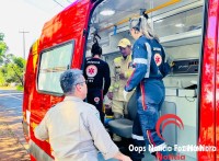 Idoso de 75 anos sofre mal súbito e cai sobre telhado enquanto fazia limpeza no Jardim Santa Rita