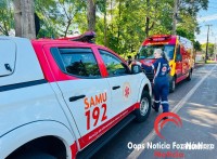 Idoso de 75 anos sofre mal súbito e cai sobre telhado enquanto fazia limpeza no Jardim Santa Rita