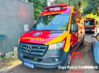 Idoso de 75 anos sofre mal súbito e cai sobre telhado enquanto fazia limpeza no Jardim Santa Rita