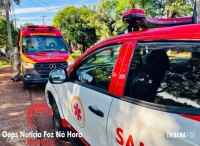 Idoso de 75 anos sofre mal súbito e cai sobre telhado enquanto fazia limpeza no Jardim Santa Rita