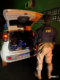 PRF apreende mais de 209,4 quilos de maconha após perseguição na BR-277 em Céu Azul