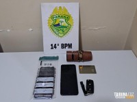 Menor é apreendido com celular e objetos de roubo em Medianeira