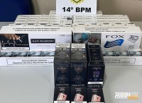 Operação em Medianeira resulta na apreensão de cigarros contrabandeados