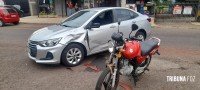 SAMU socorre motociclista após colisão na Av. Javier Koelbel