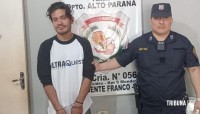 Policia Nacional do Paraguai prende jovem que agrediu brutalmente seu vizinho em Presidente Franco