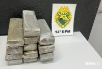 PM apreende mala abandonada com drogas na Rodoviária de Foz do Iguaçu