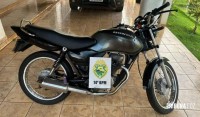 Motociclista é abordado sem CNH e com escape irregular no centro de Itaipulândia