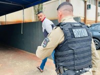 Homem é preso após roubar veículo e ser perseguido pela Serviço de Inteligência da PM na BR-277