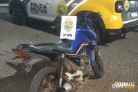 Polícia identifica motocicleta roubada durante atendimento a ocorrência em bar de São Miguel do Iguaçu