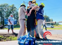 Milagre na BR-277: Motorista sai ileso de grave acidente com auto x carreta