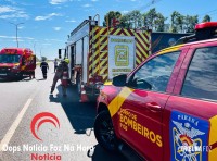 Milagre na BR-277: Motorista sai ileso de grave acidente com auto x carreta