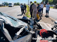 Milagre na BR-277: Motorista sai ileso de grave acidente com auto x carreta