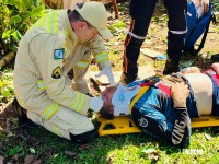 Siate socorre homem que caiu de uma árvore de seis metros no Jardim São Roque