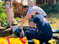 Siate socorre homem que caiu de uma árvore de seis metros no Jardim São Roque