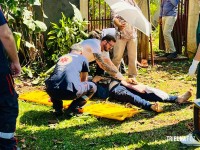 Siate socorre homem que caiu de uma árvore de seis metros no Jardim São Roque