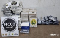 FICCO/PR: Ação conjunta resulta na apreensão de drogas e arma de fogo em Foz do Iguaçu