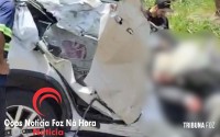 Acidente com vítima fatal e feridos graves na BR-277 entre Matelândia e Medianeira