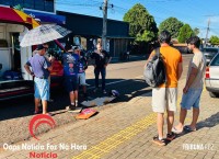 Motociclista fica ferido após colisão no Bairro Três Lagoas 