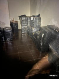 PF, PM e Marinha apreendem eletrônicos e cigarros eletrônicos na Vila Carimã em Foz do Iguaçu