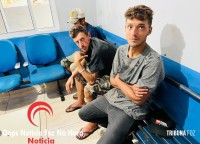 GTA da Guarda Municipal prende homens com rolo de fio furtado na Favela do Bolo em Foz do Iguaçu