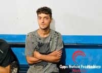 GTA da Guarda Municipal prende homens com rolo de fio furtado na Favela do Bolo em Foz do Iguaçu